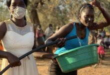 الموارد المائية وأزمة المياه (المياه) - This is an image with the theme "Health and Wellness in Africa" from: