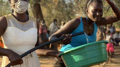 الموارد المائية وأزمة المياه (المياه) - This is an image with the theme "Health and Wellness in Africa" from: